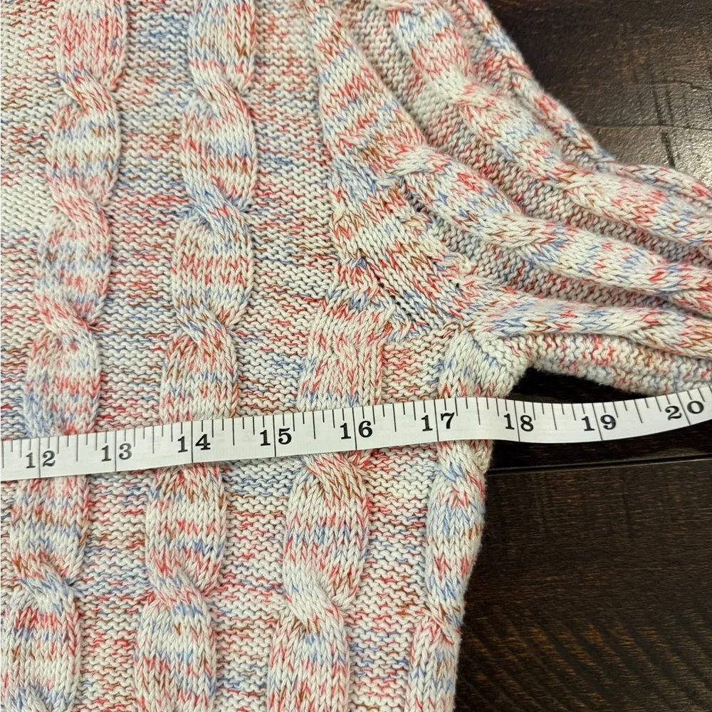 J.Crew Marled Cable Knit Crewneck Sweater Small